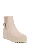 Soul Naturalizer Jayda Platform Chelsea Boots In Porcelain Nubuck Beige Synthet