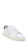 Valentino By Mario Valentino Dimitri Sneaker In White Black