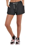 Champion Women's Soft Touch Pull-on Sweatpant Shorts In Black