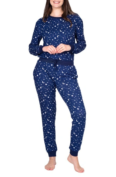 Blis Women's Crew Neck Top With Jogger In Cosmic Cozy