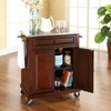 Crosley Furniture Compact Granite Top Kitchen Cart