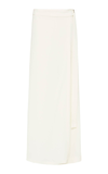 St Agni Wrapped Wide-leg Pants In Off-white