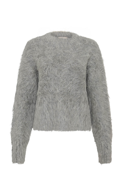 St Agni Alpaca-blend Sweater In Grey