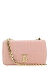 BURBERRY BURBERRY WOMAN PINK NAPPA LEATHER SMALL LOLA SHOULDER BAG