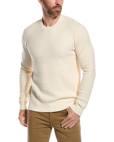 Ted Baker Woolf Crewneck Sweater In White