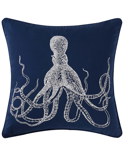 Oceanfront Resort Reef Square Pillow In Blue