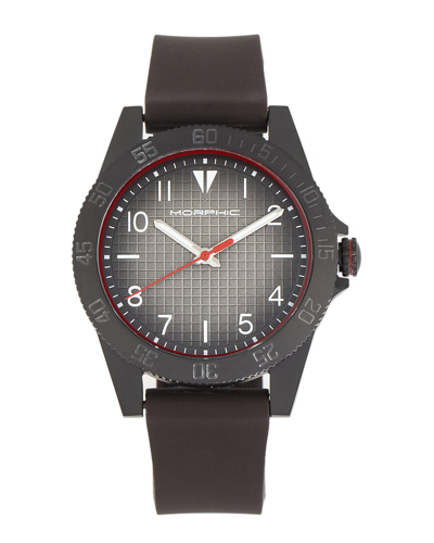 Morphic M84 Series Quartz Black Dial Men's Watch 8404 In Brown/black