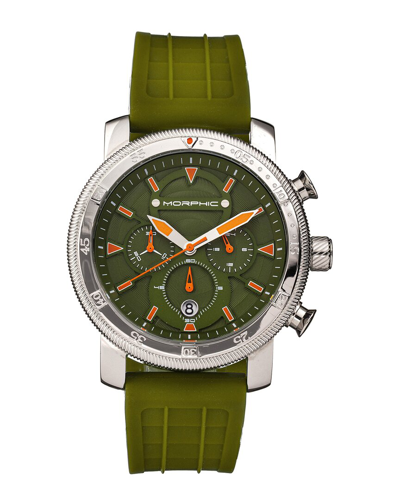 Morphic M90 Series Quartz Green Dial Men's Watch Mph9003 In Green/silver Tone