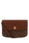 ETRO ETRO WOMAN MULTICOLOR CANVAS AND LEATHER SMALL ESSENTIAL CROSSBODY BAG