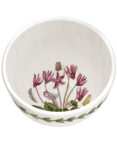 Portmeirion Botanic Garden Cyclamen Bowls (set Of 4) In White