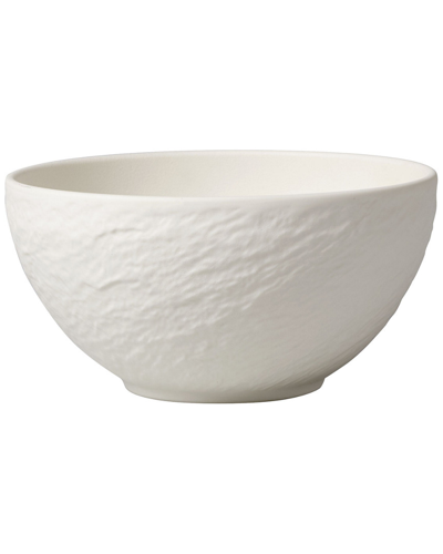 Villeroy & Boch Manufacture Rock Blanc Rice Bowl In White
