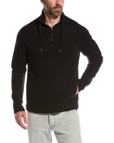 Ted Baker Funnel-neck Sweatshirt In Black