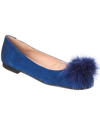 FRENCH SOLE FRENCH SOLE ZOWIE SUEDE FLAT