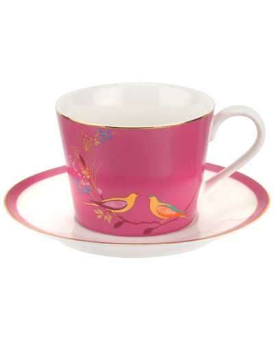 Portmeirion Sara Miller For  Chelsea Collection Tea Cup & Saucer