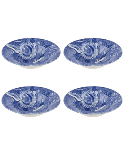 Spode Blue Room Set Of 4 Sunflower Cereal Bowls