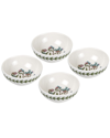 Portmeirion Set Of 4 Botanic Garden Low Bowls