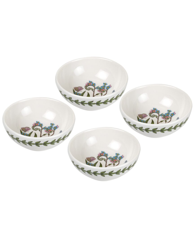 Portmeirion Set Of 4 Botanic Garden Low Bowls