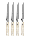 AU NAIN AU NAIN SET OF 4 STEAK KNIVES WITH PEARLIZED HANDLES