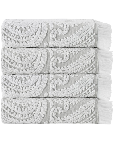 Enchante Home Laina Turkish Cotton 4pc Bath Towels In Beige