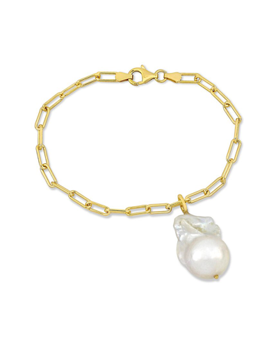 Rina Limor 18k Over Silver 13-13.5mm Pearl Bracelet