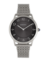 Bertha Abby Swiss Bracelet Watch In Silver/black