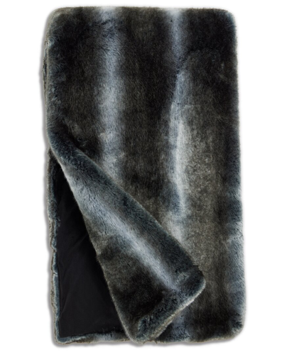 DONNA SALYERS FABULOUS-FURS DONNA SALYERS FABULOUS-FURS CHINCHILLA FAUX FUR THROW BLANKET WITH $40 CREDIT