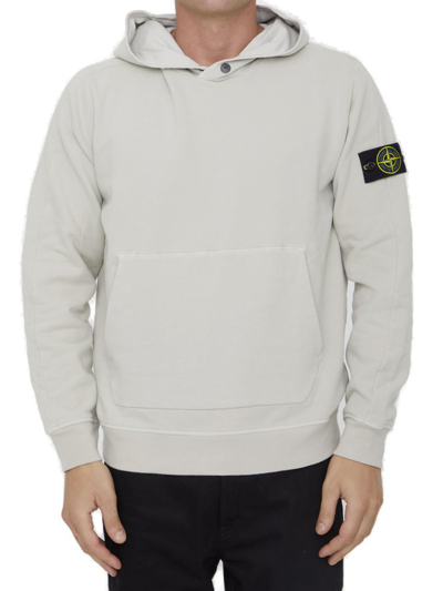Stone Island Compass Patch Long In White