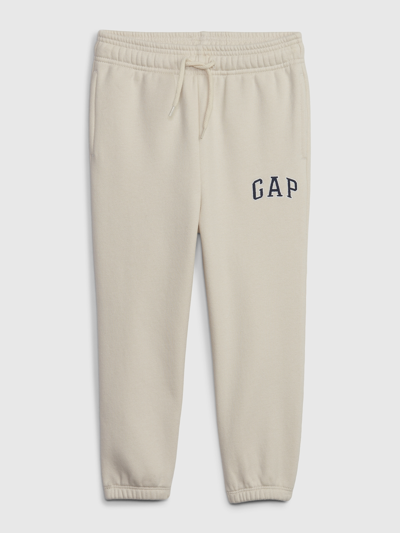 Gap Kids' Toddler Arch Logo Joggers In Chino Grey
