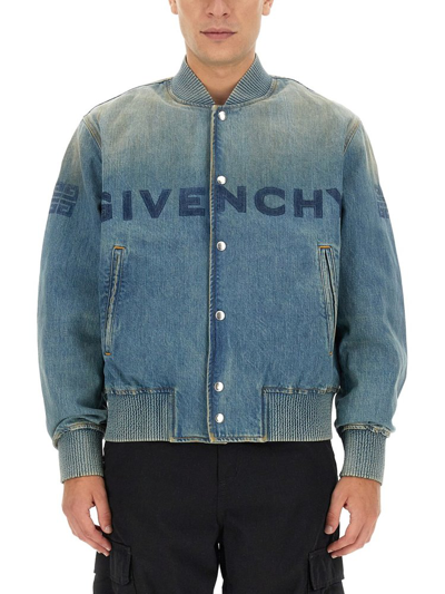Givenchy Logo In Blue