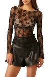 Free People Lady Lux Layering Top In Black