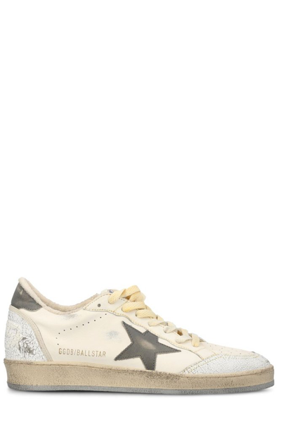 Golden Goose Deluxe Brand Logo Patch Lace In White