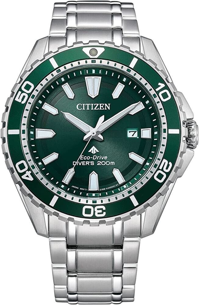 Pre-owned Citizen Promaster Marine Men's Eco Drive Watch - Bn0199-53x