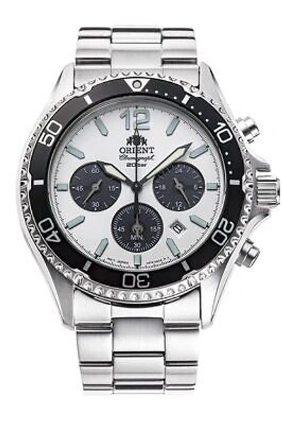 Pre-owned Orient Mako Solar Panda Solar Panda Made In Japan Rn-tx0203s Men's Japan