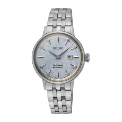 Pre-owned Seiko Presage Cocktail Series Light Blue Dial Lady's Watch Sre007j1 Usus