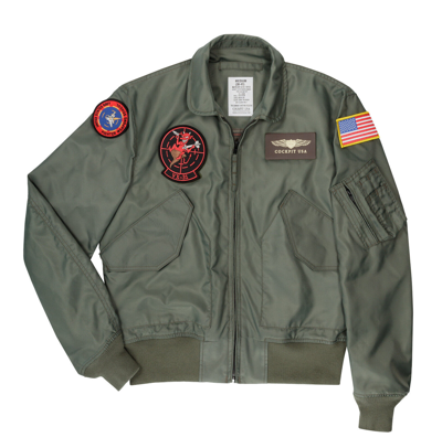 Pre-owned Cockpit Usa “movie Hero” Cwu-36/p Flight Jacket Z24a103 Usa Made In Green