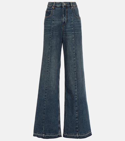 Isabel Marant Noldy High-rise Flared Jeans In Blue