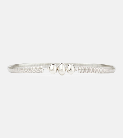 Isabel Marant Floffy Belt In Silver