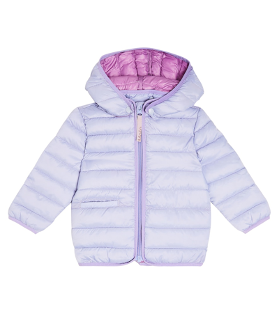 Molo Baby Harmony Puffer Jacket In Purple