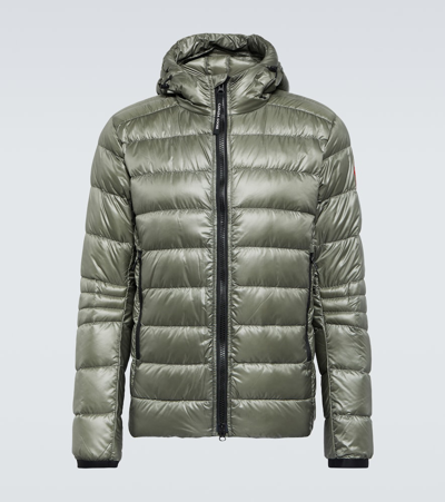 Canada Goose Crofton Hoody Down Jacket In Green