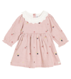 TARTINE ET CHOCOLAT BABY LACE-TRIMMED GINGHAM DRESS