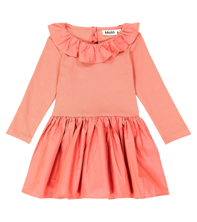 Molo Baby Crystala Cotton Dress In Pink