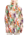 Natori El Nido Cotton Poplin Oversized Pleated Top