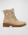 SOREL TIVOLI WATER-RESISTANT SUEDE BOOTIES