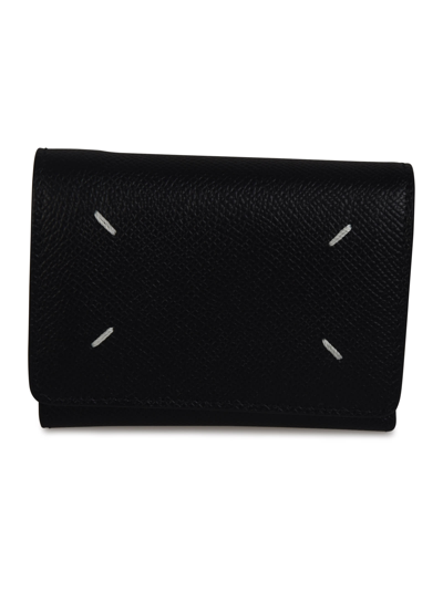Maison Margiela Flap Wallet In Black