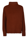 BASE PATCHED POCKET HIGH NECK RIBBED SWEATER
