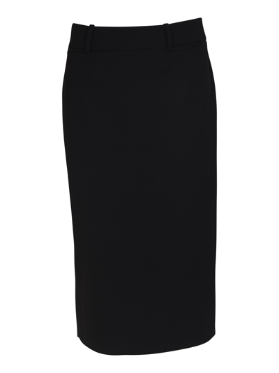 Ql2 Belt-loop Skirt In Black