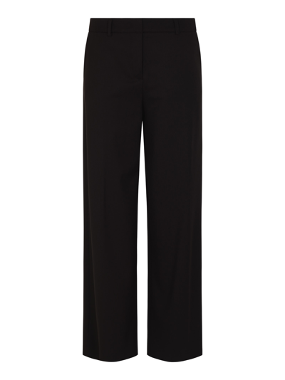 Ql2 Straight Concealed Trousers In Brown