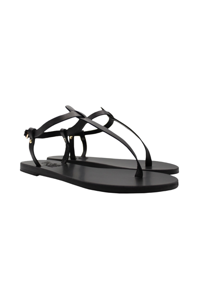 Ancient Greek Sandals Lito Sandals In Black