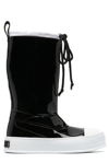 MOSCHINO MOSCHINO DRAWSTRING GLOSSY BOOTS