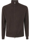 FILIPPO DE LAURENTIIS FILIPPO DE LAURENTIIS WOOL CASHMERE LONG SLEEVES FULL ZIPPED SWEATER CLOTHING